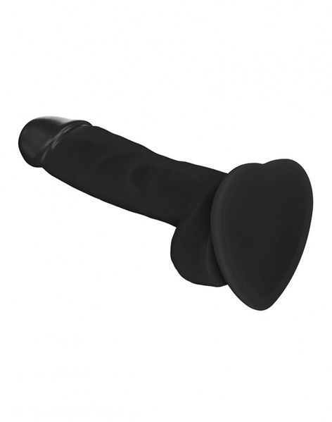 Реалистичный фаллоимитатор Strap-On-Me SOFT REALISTIC DILDO Black  SO4517 фото