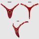 Трусики для страпона Strap-On-Me Leatherette Harness Fabulous - One Size - Red Glossy SX2853 фото 6