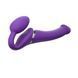 Безремневой страпон с вибрацией Strap-On-Me Vibrating Violet L, диам. 4,2 см, пульт ДУ, регулируемый SO3825 фото 1