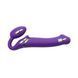 Безремневой страпон с вибрацией Strap-On-Me Vibrating Violet L, диам. 4,2 см, пульт ДУ, регулируемый SO3825 фото 4