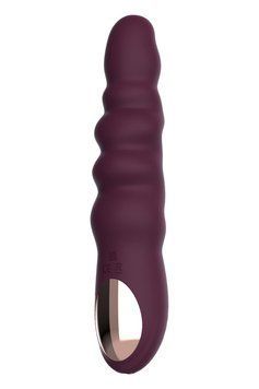 Класичний вібратор рельєфний Dream Toys ESSENTIALS Ripped Power Vibe, фіолетовий DT103247 фото