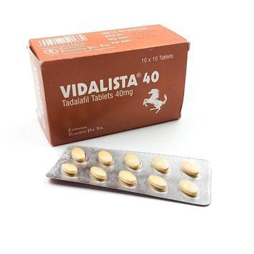 Возбуждающие таблетки Vidalista 40 для мужчин (цена за 1 блистер, 10 табл.) LS24850 фото