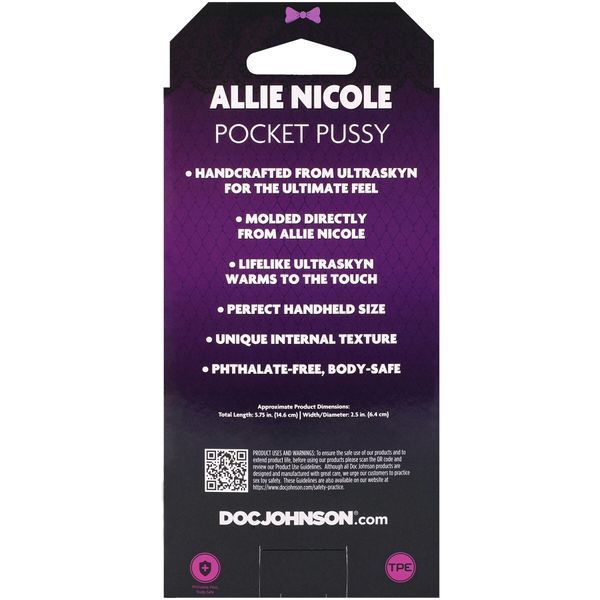 Реалістична вагіна Doc Johnson Allie Nicole Ultraskyn SX4459 фото