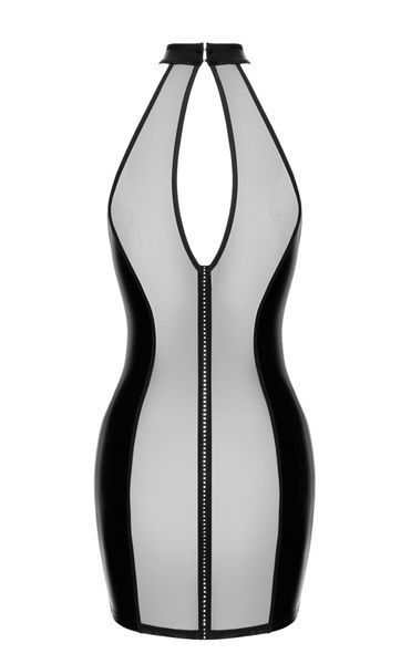Платье Noir Handmade F370 Luxuria Crystal Sheer Mini Dress XL SX4107 фото