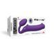 Безремінний страпон з вібрацією Strap-On-Me Vibrating Violet L, діам. 4,2 см, пульт ДК, регульований SO3827 фото 7