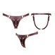 Трусики для страпона Strap-On-Me Harness Generous Aubergine, One Size, искусственная кожа, регулируемые ремни, сменные крепления д SX0674 фото 5