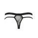 Мужские прозрачные стринги Passion 029 THONG COLLIN Black, сетка SO7559 фото 6