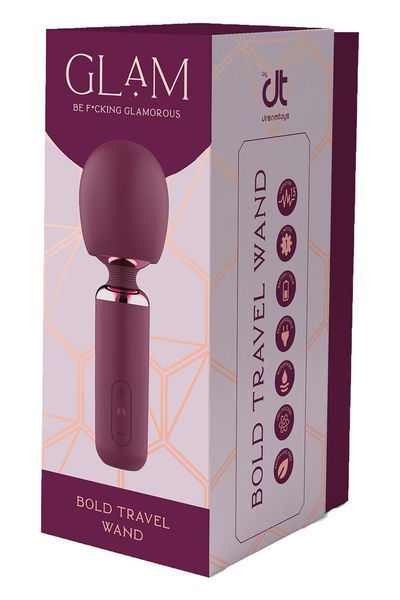 Вибратор-микрофон Deam Toys Glam Bold Travel Wand, фиолетовый DT22105 фото
