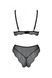 Комплект Passion AMBERLY SET black,  бралет і трусики бразиліана SX0465 фото 4