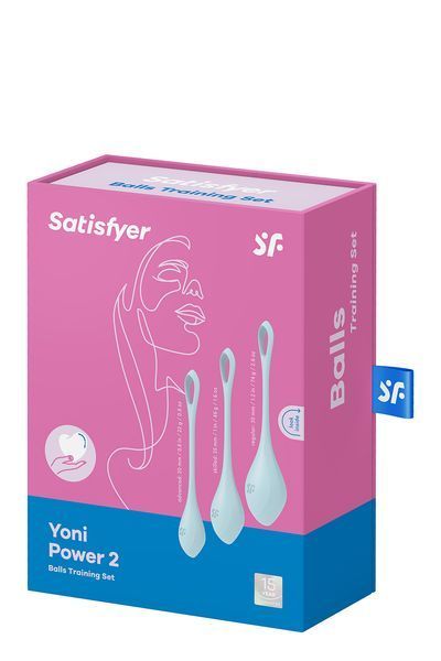 Набір вагінальних кульок Satisfyer Yoni Power 2, блакитний SO5548 фото