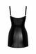 Платье Noir Handmade F320 Starlet, под латекс, мини, молния по всей длине, кольцо на поясе SX0356 фото 8