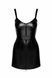 Платье Noir Handmade F320 Starlet, под латекс, мини, молния по всей длине, кольцо на поясе SX0356 фото 7