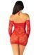 Сукня Leg Avenue Seamless Off The Shoulder Mini Dress One Size SX1736 фото 3