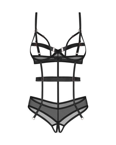 Боді Obsessive Euridia crotchless teddy  SX3574 фото