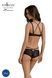 Комплект Passion DROSERA BIKINI black, бюстгальтер і трусики-кюлоти SX0468 фото 2