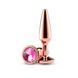 Анальная пробка NS Novelties Rear Assets - Tapered - Medium - Rose Gold - Pink SX4389 фото 1