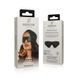 Маска Bedroom Fantasies: Faux Leather Blindfold, черная SO8824 фото 4