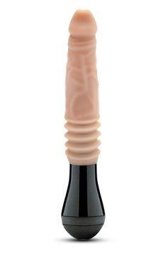 Вібратор Blush Dr Skin Dr Knight з ротацією та фрикціями, бежевий BL026921SH фото