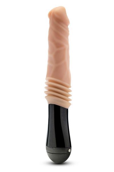 Вибратор Blush Dr Skin Dr Knight с ротацией и фрикциями, бежевый BL026921SH фото