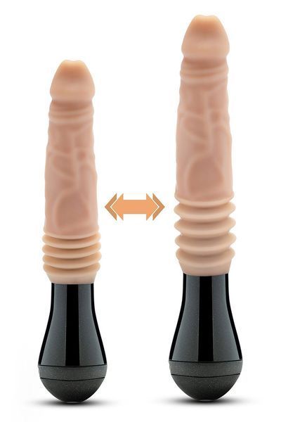 Вибратор Blush Dr Skin Dr Knight с ротацией и фрикциями, бежевый BL026921SH фото