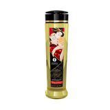 Масажна олія Shunga Romance &ndash; Sparkling Strawberry Wine (240 мл) натуральна зволожувальна SO3935 фото