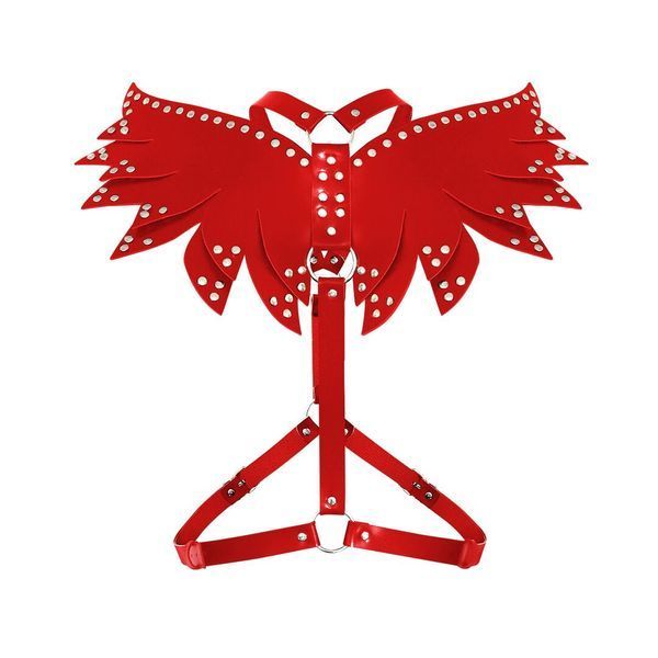 Жіноча портупея Art of Sex - Wings червона, екошкіра SX2340 фото