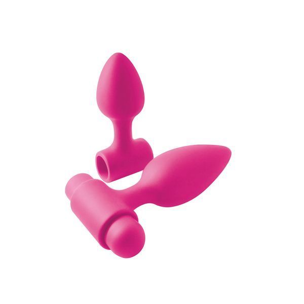 Набор анальных пробок с вибрацией INYA Rechargeable VIBES-O-SPADES SX4338 фото