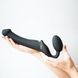 Безремневой страпон с вибрацией Strap-On-Me Vibrating Black M, диаметр 3,8см, пульт ДУ, регулируемый SO3354 фото 8