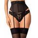 Пояс для панчіх Obsessive Serena Love, чорний, M/L 411596 фото 5