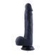 Фаллоимитатор для секс-машин Hismith 8.3&Prime; Silicone Dildo Black, система KlicLok, гибкий стержень SO9971 фото 5