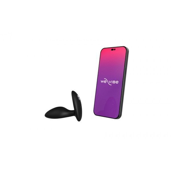 Анальная пробка с вибрацией We-Vibe Ditto+, сатиново-чёрная SX2147 фото