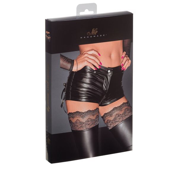 Шортики з мокрим ефектом Noir Handmade F138 Powerwetlook shorts SX0028 фото