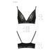 Эластичный топ с кружевом Passion PS001 TOP, black SO4175 фото 6