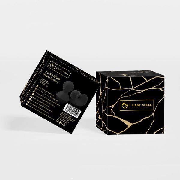 Присоски для сосков Liebe Seele Nipple Suckers Black, силикон SO9529 фото