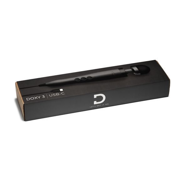 Вібромасажер DOXY3 USB-C Massager MATTE BLACK SX2453 фото