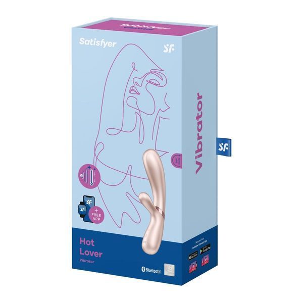 Смарт-вибратор-кролик Satisfyer Hot Lover с подогревом, нюдовый SO5543 фото