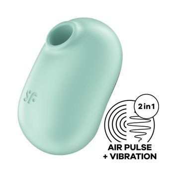 Вакуумний стимулятор із вібрацією Satisfyer Pro To Go 2, 10,5&times;5 см  SO7795 фото
