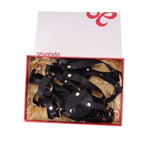 Портупея на грудь LOCKINK SEVANDA Queen Chest Harness with Removable Bra SX0873 фото
