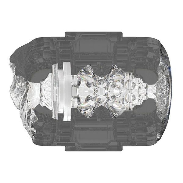Двосторонній мастурбатор Fleshlight Quickshot Stoya, компактний, наскрізний, зі зліпка вульви та ануса порнозірки SX0680 фото