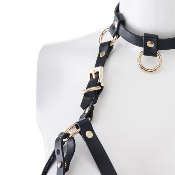 Портупея на грудь LOCKINK SEVANDA Queen Chest Harness with Removable Bra SX0873 фото