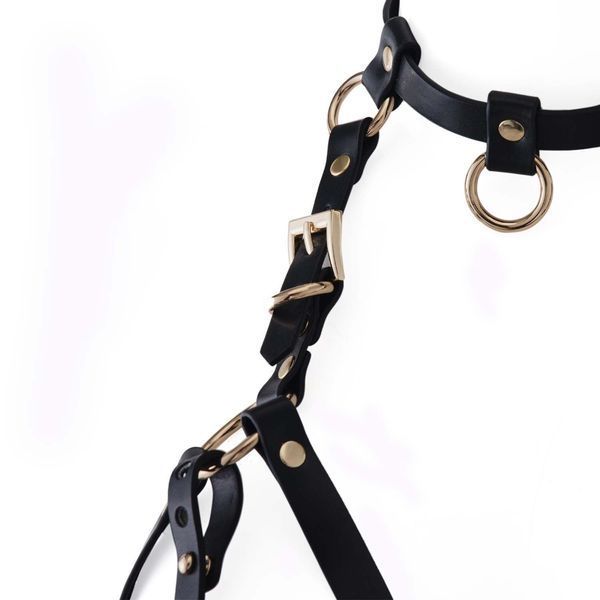 Портупея на грудь LOCKINK SEVANDA Queen Chest Harness with Removable Bra SX0873 фото