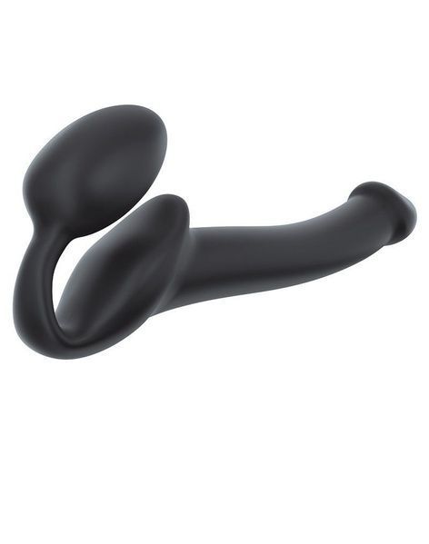 Безремінний страпон Strap-On-Me Black, повністю регульований SO2710 фото