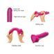 Реалистичный фаллоимитатор Strap-On-Me Sliding Skin Realistic Dildo Fuchsia S, эффект подвижной кожи SO6254 фото 3