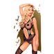 Бодистокинг с сюрреалистичным дизайном Penthouse - Wild virus black  SO4400 фото 1
