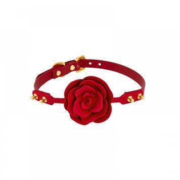 Кляп в форме розы Upko Rose Ball Gag, красный U61827 фото
