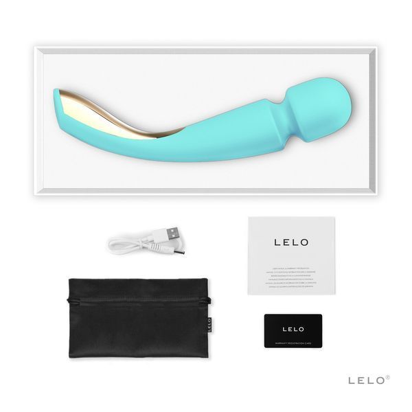 Вібромасажер LELO Smart Wand 2 Large Aqua SO8094 фото