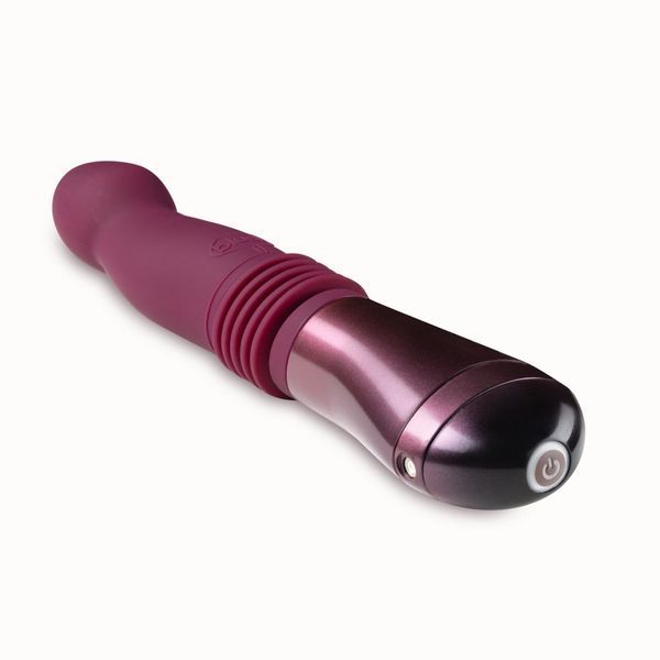 Пульсатор для точки G Blush Temptasia &ndash; Trixie Thrusting Dildo &ndash; Wine Red, 3 скорости SO8835 фото