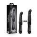 Пульсатор Blush Temptasia &ndash; Lazarus Thrusting Dildo &ndash; Black, ребристий стовбур, 3 швидкості SO8836 фото 7