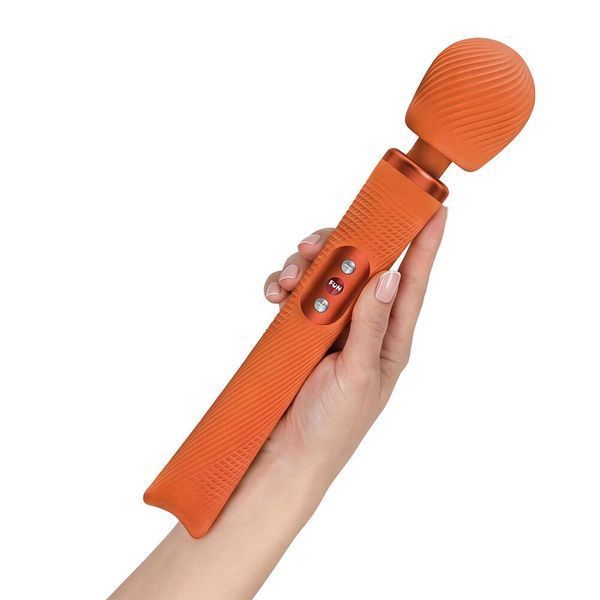Вібромасажер Fun Factory VIM Vibrating Wand Orange, суперпотужний та легкий, до 6 годин роботи SX3661 фото