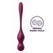 Смарт-вагінальні кульки з вібрацією Satisfyer Love Birds Vary Connect App, змінювана маса, пульт ДК SX1216 фото 2